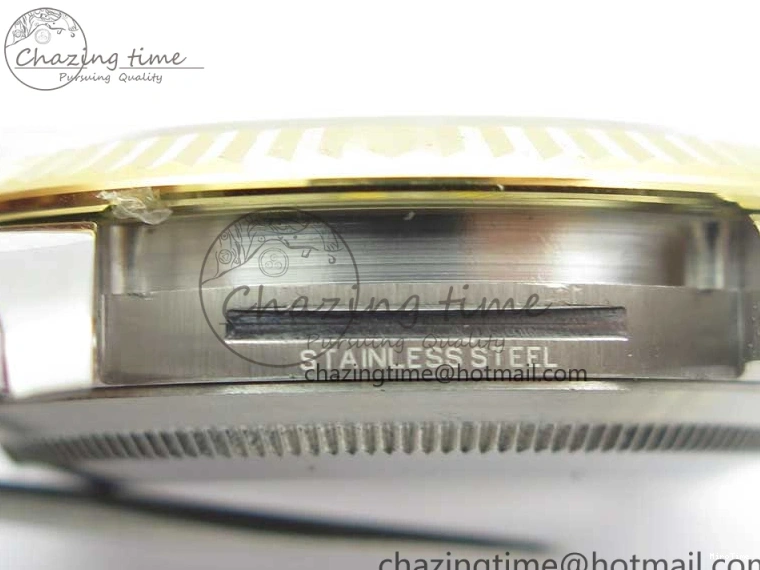 MiroTime 0519 DateJust 41 SS YG 126333 Fluted Bezel DJF Best Edition 904L Steel Gray Dial Green Roman Markers on Jubilee Bracelet A Seasonal 3194